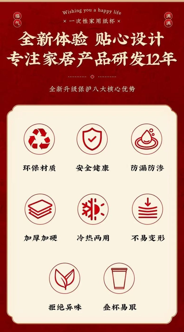 一次性加厚纸杯 图4